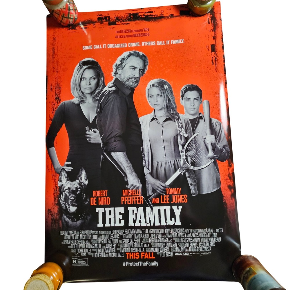 The Family‎ 2013 Promo Movie Poster 27x40 Robert De Niro, Michelle Pfeiffer